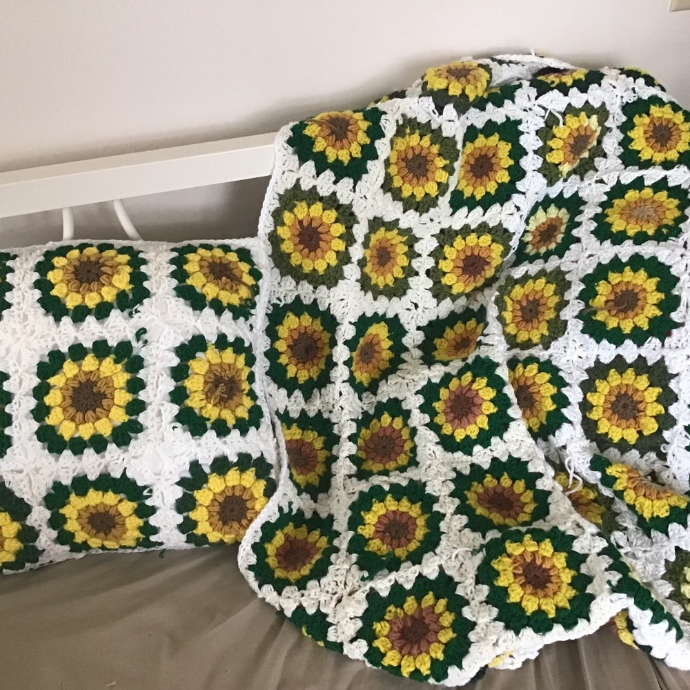 Hand made Crochet Throw Blanket